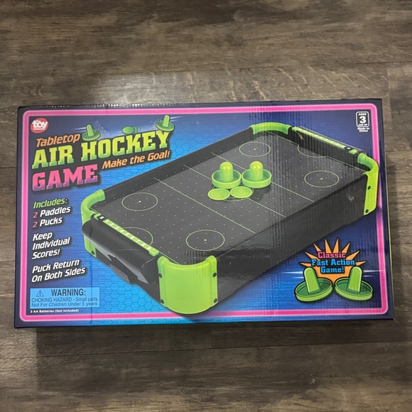 the toy network Other - Air Hockey Table - Black and Green